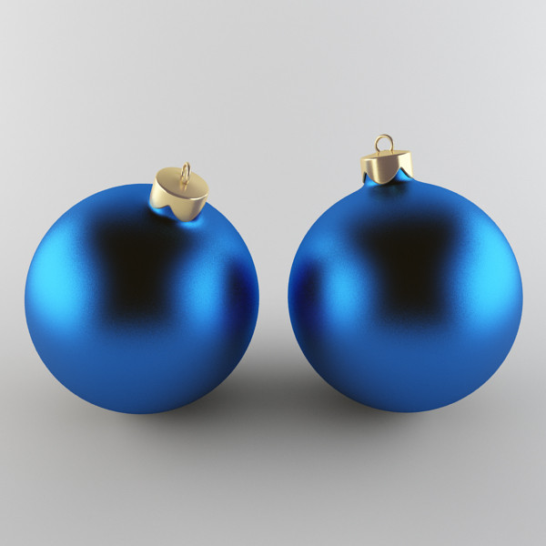 christmas ball 3d obj - Christmas Ball Blue... by happy3D